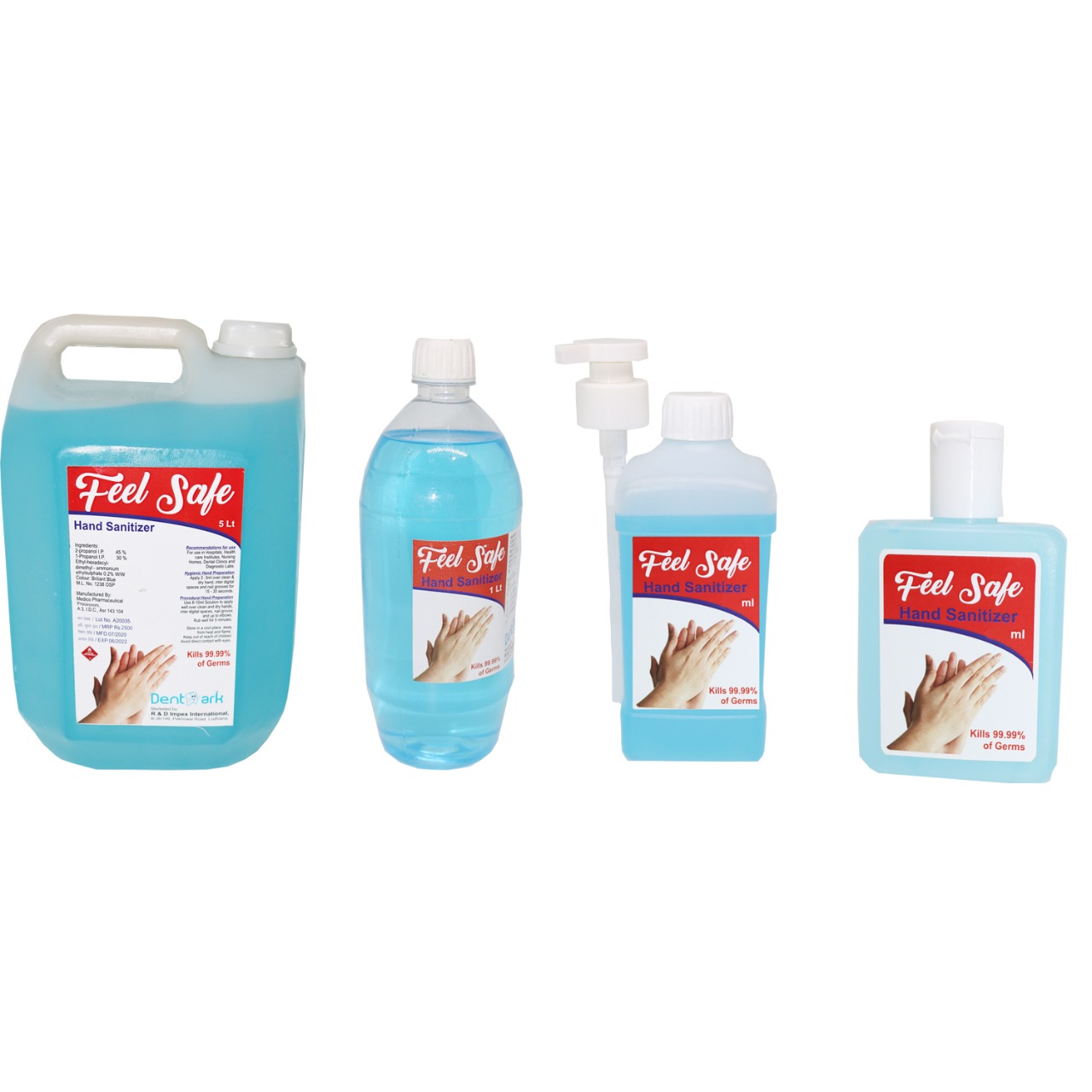 PositraRx Your Local Online Pharmacy FEEL SAFE HAND SANITIZER 500 ML