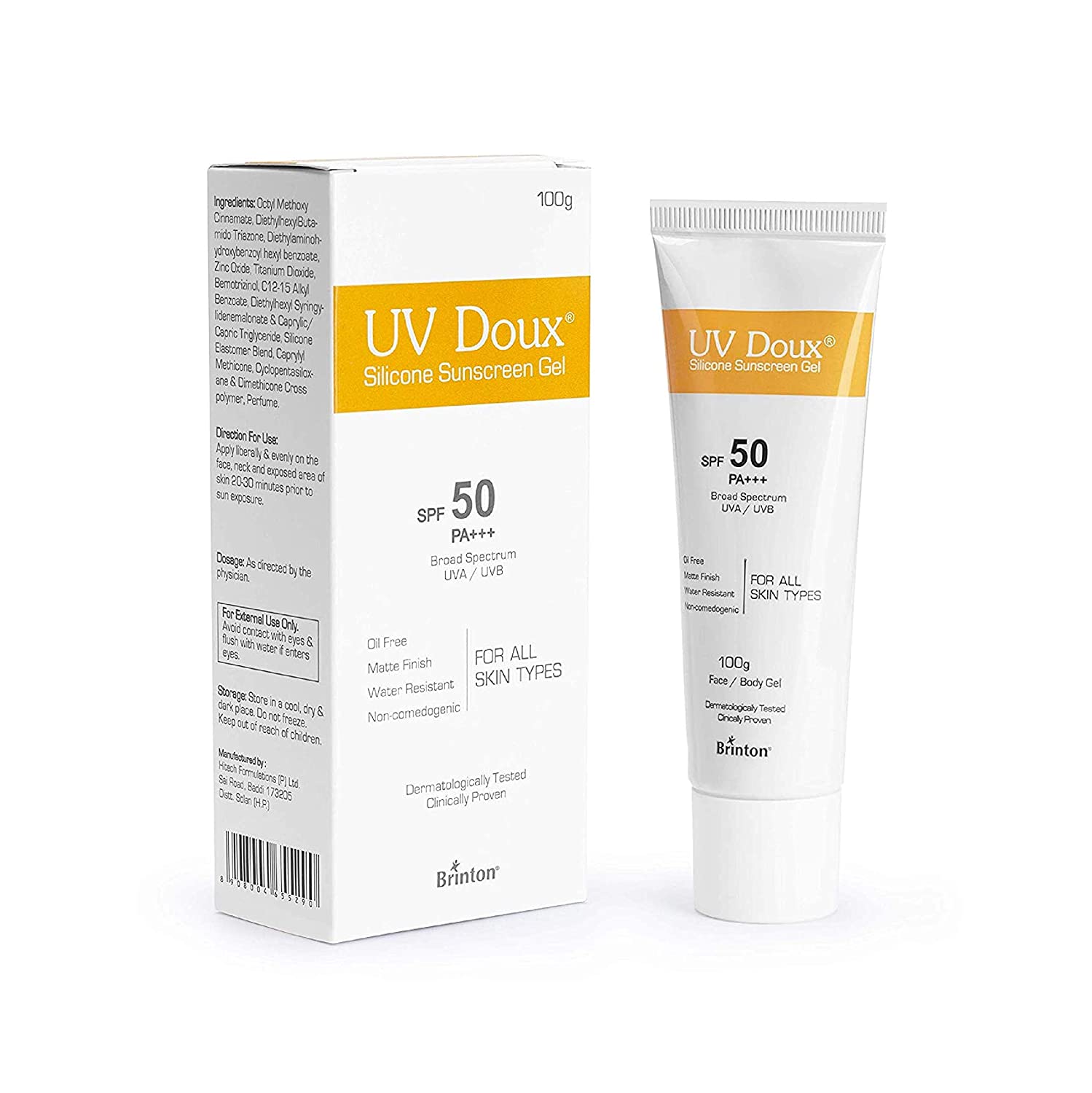 PositraRx: Your Local Online Pharmacy: UV DOUX SUNSCRREEN SPF 50 GEL 100 GM